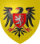 Kaiserliches Wappen Karls IV.: böhmischer Löwe im HRR-Adler