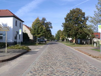 Dorfstrasse im Jahre 2014